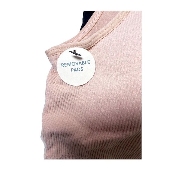 Real Underwear Womens Black Tan Seamless Padded V Neck Bralettes 2 Pk Sz XL New - Picture 3 of 7